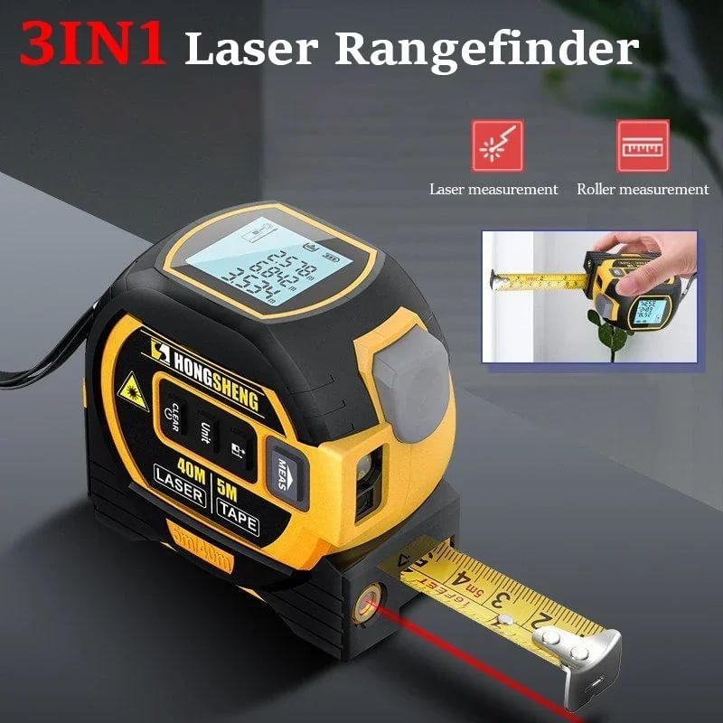 3-in-1-Infrarot-Lasermessband